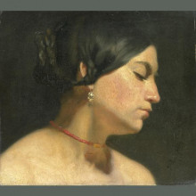 Копия картины "мария магдалина" художника "альма-тадема лоуренс"