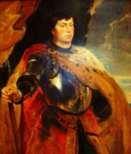 Копия картины "charles the bold, duke of burgundy" художника "рубенс питер пауль"