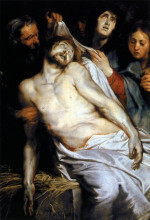Копия картины "lamentation (christ on the straw)" художника "рубенс питер пауль"