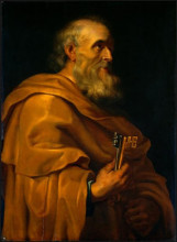 Репродукция картины "saint peter" художника "рубенс питер пауль"