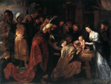 Копия картины "adoration of the magi" художника "рубенс питер пауль"