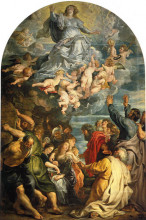 Копия картины "assumption of virgin" художника "рубенс питер пауль"