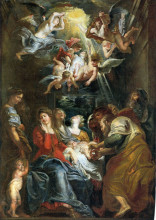 Копия картины "the circumcision of christ" художника "рубенс питер пауль"