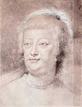 Копия картины "portrait of marie de medici" художника "рубенс питер пауль"