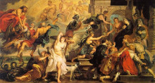 Картина "apotheosis of henry iv and the proclamation of the regency of marie de medici" художника "рубенс питер пауль"
