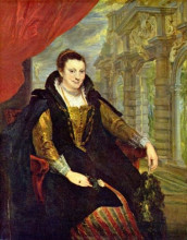 Копия картины "portrait of isabella brandt" художника "рубенс питер пауль"