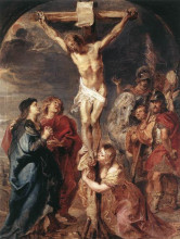 Репродукция картины "christ on the cross" художника "рубенс питер пауль"