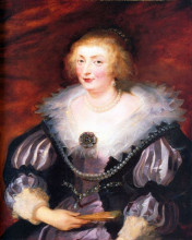Репродукция картины "catherine manners, duchess of buckingham" художника "рубенс питер пауль"