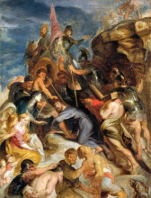 Копия картины "carrying the cross" художника "рубенс питер пауль"