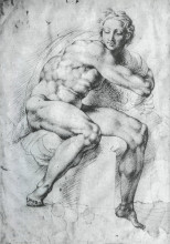 Репродукция картины "naked young man" художника "рубенс питер пауль"