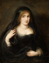 Репродукция картины "portrait of a woman, probably susanna lunden" художника "рубенс питер пауль"