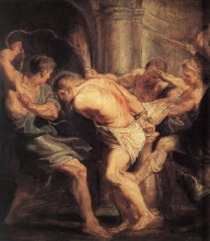 Репродукция картины "the flagellation of christ" художника "рубенс питер пауль"