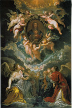 Копия картины "madonna della vallicella" художника "рубенс питер пауль"