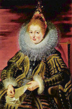 Репродукция картины "isabella (1566-1633), regent of the low countries" художника "рубенс питер пауль"
