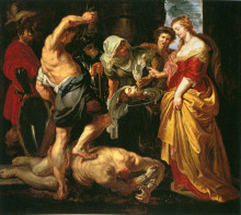 Картина "beheading of st. john the baptist" художника "рубенс питер пауль"