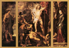 Копия картины "the resurrection of christ" художника "рубенс питер пауль"