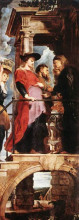 Репродукция картины "descent from the cross (left wing)" художника "рубенс питер пауль"