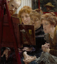 Копия картины "семейное" художника "альма-тадема лоуренс"