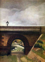 Копия картины "sevres bridge" художника "руссо анри"