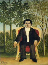 Копия картины "portrait of joseph brummer" художника "руссо анри"