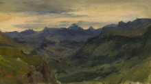 Репродукция картины "the valley of saint-vincent" художника "руссо теодор"
