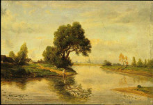 Копия картины "landscape" художника "руссо теодор"