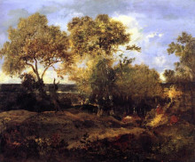 Картина "the end of autumn" художника "руссо теодор"