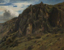 Копия картины "landscape in the auvergne" художника "руссо теодор"