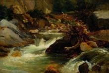 Картина "landscape study" художника "руссо теодор"