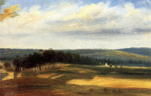 Картина "the valley of bi&#232;vre near paris" художника "руссо теодор"