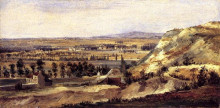 Копия картины "panoramic landscape" художника "руссо теодор"