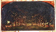 Копия картины "the&#160;avenue of chestnut trees" художника "руссо теодор"