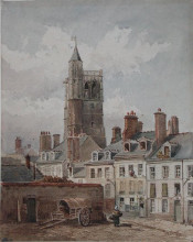 Картина "view&#160;of the&#160;belfry&#160;of&#160;orleans" художника "руссо теодор"