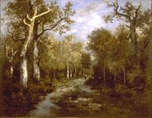 Копия картины "the forest&#160;of&#160;fontainebleau" художника "руссо теодор"