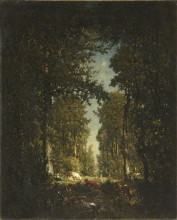 Копия картины "avenue,&#160;forest&#160;isle&#160;adam" художника "руссо теодор"