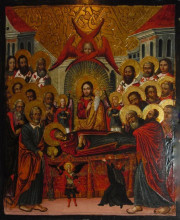 Копия картины "dormition of virgin_mary" художника "руткович иван"