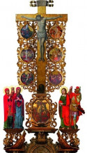 Репродукция картины "crucifixtion with scenes of christ&#39;s passion" художника "руткович иван"