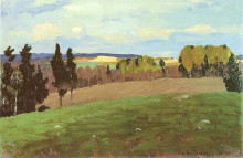 Копия картины "krajobraz" художника "рущиц фердинанд"