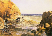 Картина "morze i skaly" художника "рущиц фердинанд"