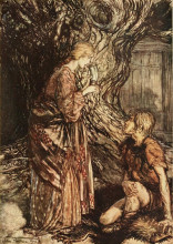 Копия картины "set it first to thy lips" художника "рэкем артур"