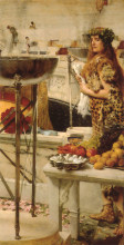 Репродукция картины "приготовления в колизее" художника "альма-тадема лоуренс"