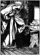 Копия картины "isolde discovers the notch in the sword of tristan" художника "рэкем артур"