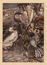 Копия картины "they all crowded round it panting and asking, &#39;but who has won&#39;" художника "рэкем артур"
