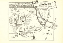 Картина "map of peter pan&#39;s kensington gardens" художника "рэкем артур"