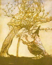 Копия картины "tree of mine! o tree of mine! have you seen my naughty little maid" художника "рэкем артур"