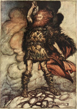 Картина "donner, your lord, summons his hosts!" художника "рэкем артур"
