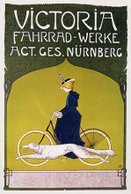 Картина "advertising poster victoria fahrradwerke (bicycles)" художника "рэм фриц"