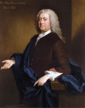 Картина "portrait of sir john hynde cotton, 3rd bt" художника "рэмзи аллан"