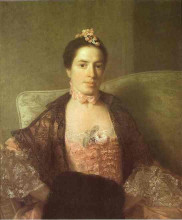 Картина "portrait of martha, countess of elgin" художника "рэмзи аллан"