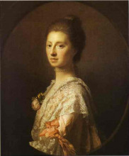 Картина "portrait of anne bruce, mrs. bruce of arnot" художника "рэмзи аллан"